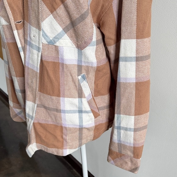 Aeropostale Multicolor Plaid Flannel Shacket - Picture 7 of 14